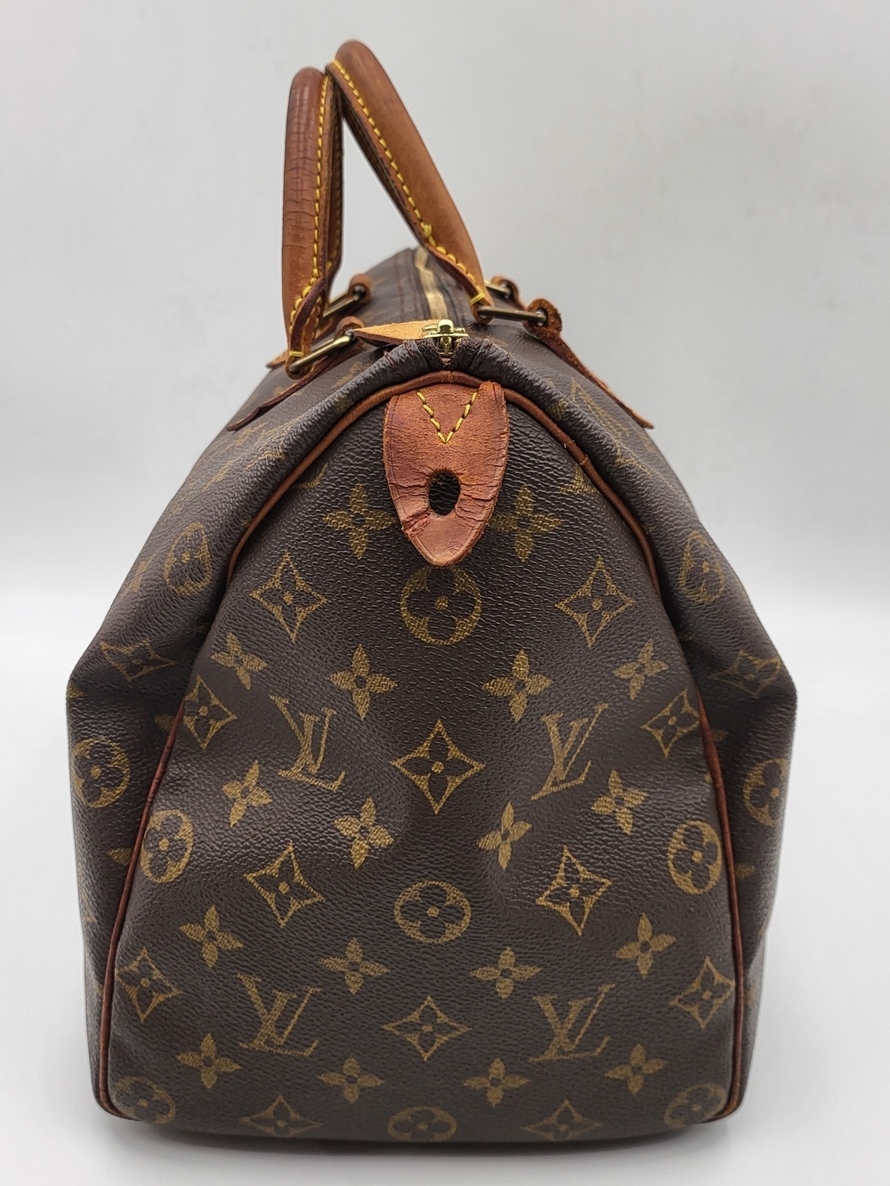 Louis Vuitton Monogram Canvas Speedy 35, Authentic, Vintage France 2002.. - Picture 4 of 16